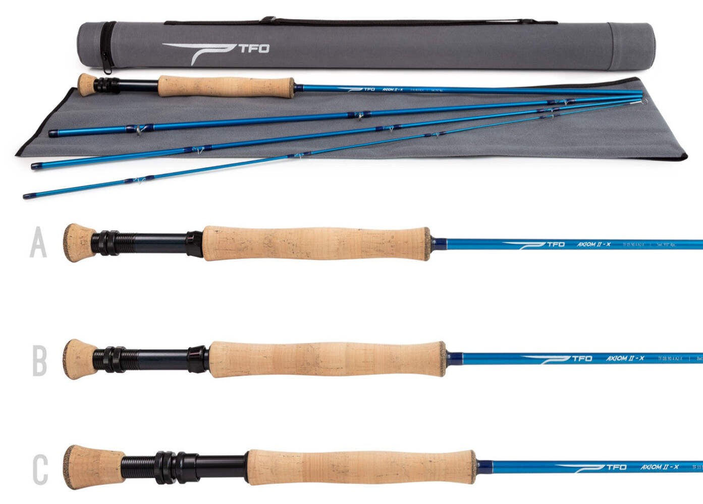 TFO Axiom 2-X Series Fly Fishing Rod+FREE 36 hand selected flies