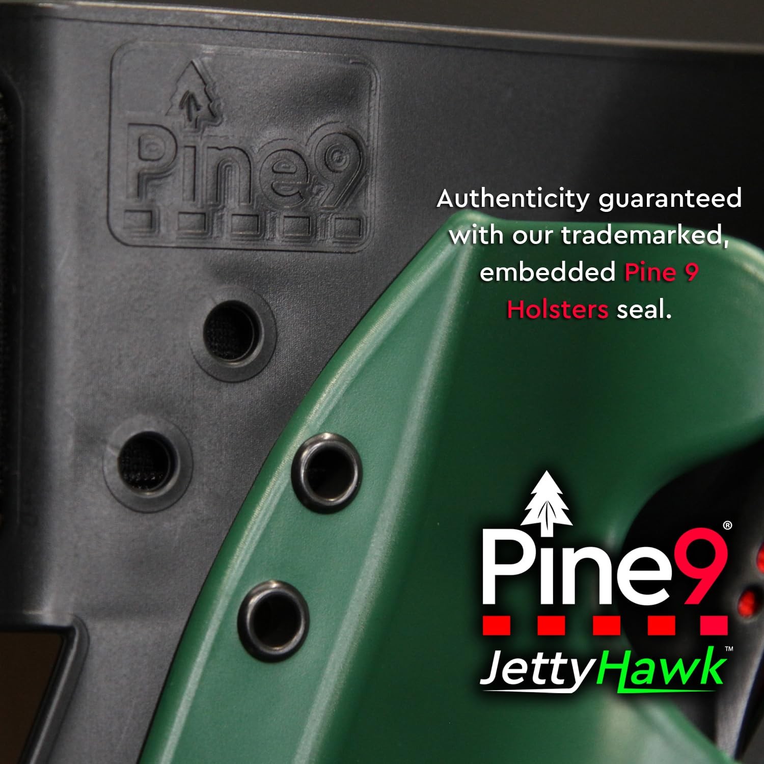 Pine 9 Jettyhawk Fishing Rod Hip Holster Hands-Free Quick-Draw Holder Fits