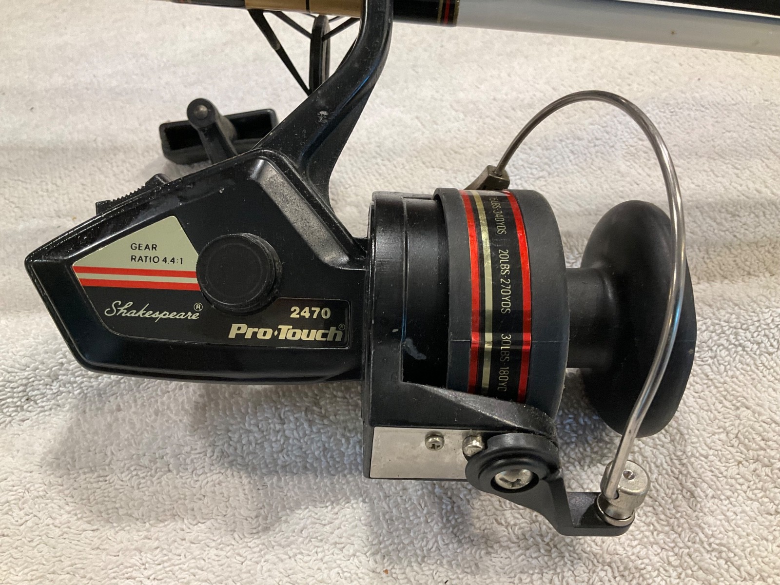Vintage Shakespeare Alpha Big Water Spinning Combo – 9ft Rod (BWS 590-2M) NOS