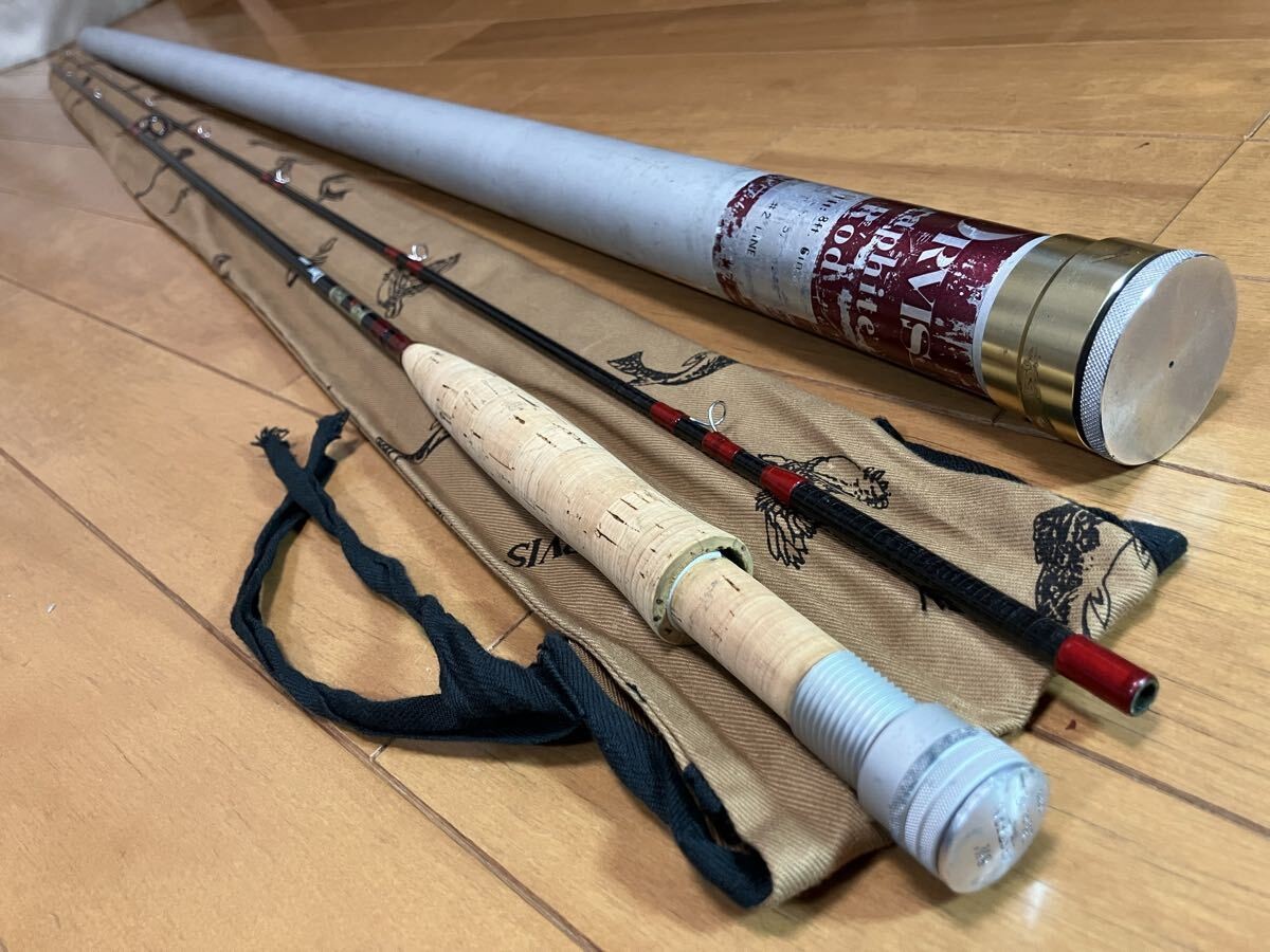 ORVIS GRAPHITE WESTERN 8.1/2′ 2 2.5/8oz Fishing Rod with Case and Bag Serial 038