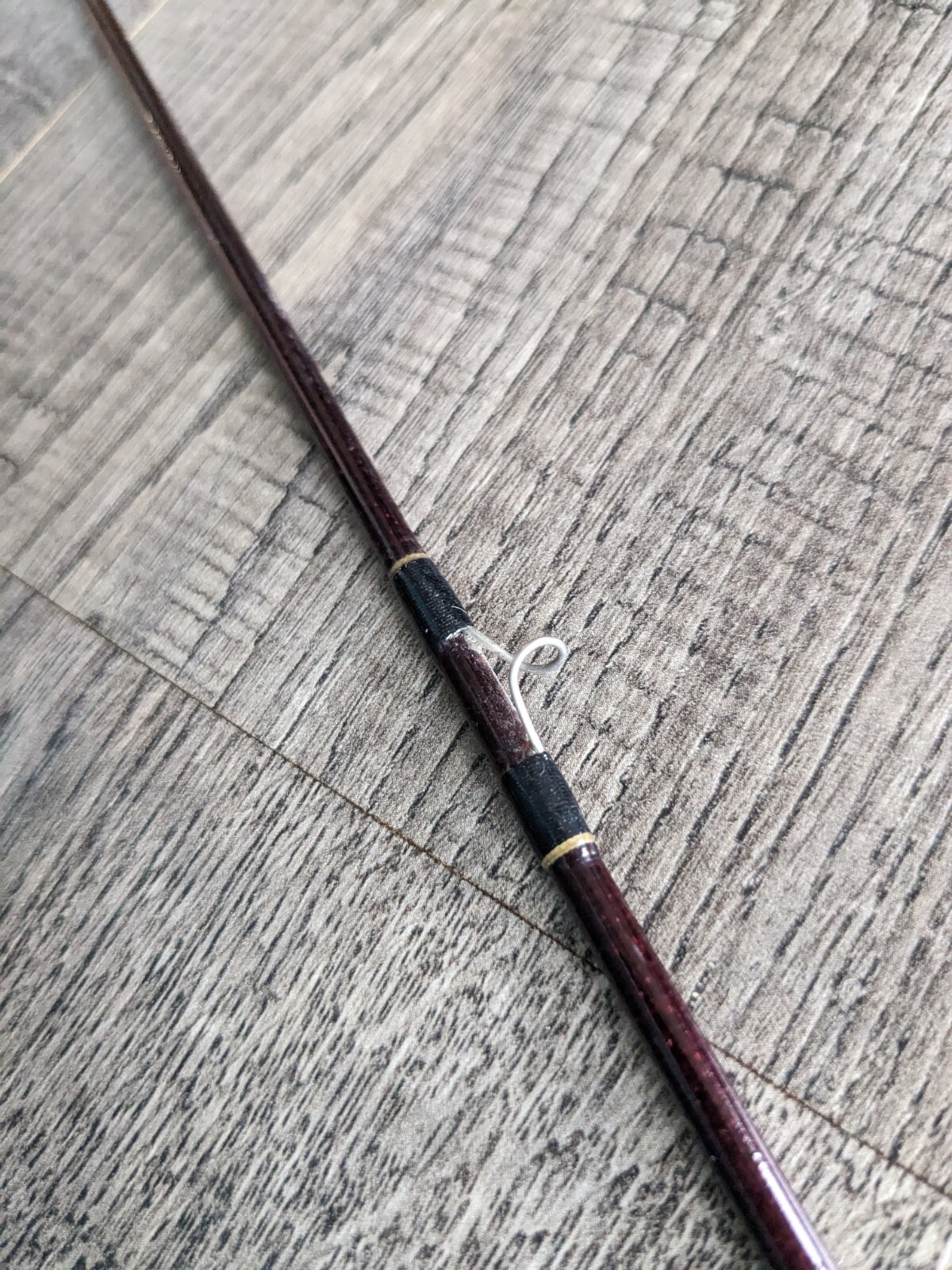 Vintage Daiwa APOLLO GOLD 1945 8’0″ 2PC Graphite Fly Fishing Rod Line #6/7