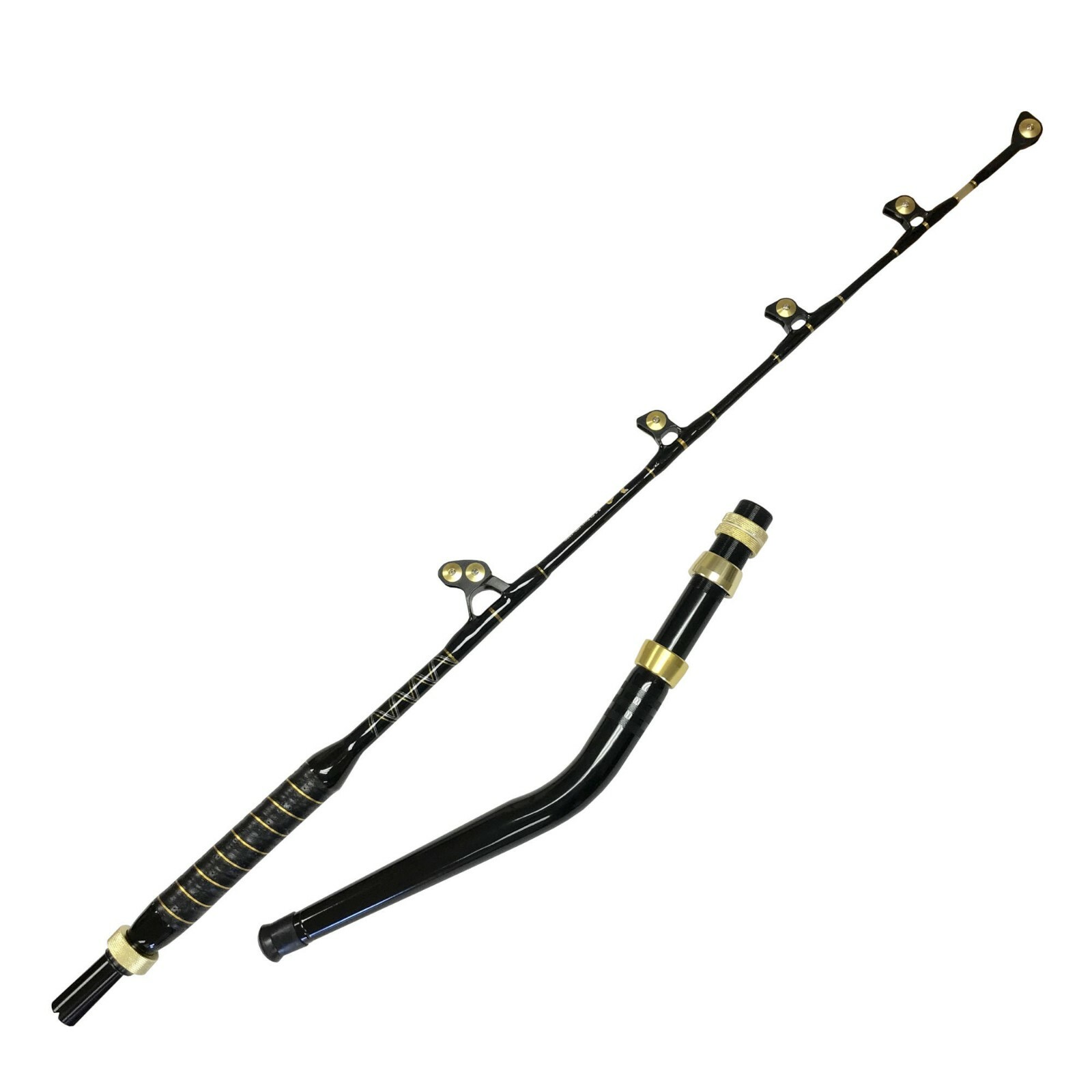 EatMyTackle Bent Butt Trolling Rod – Roller Guides, Tournament Edition