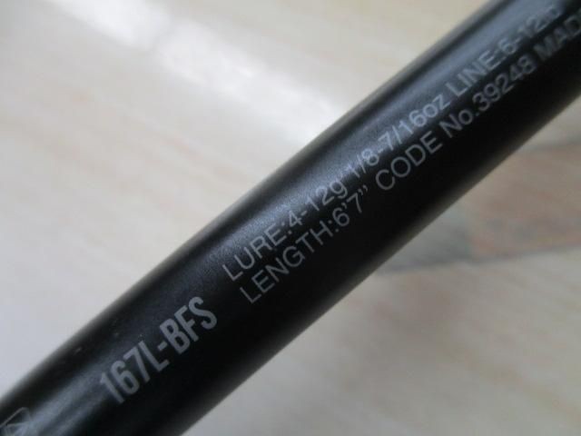 Shimano 18 Poison Adrena 167L-BFS Bass Rod Used