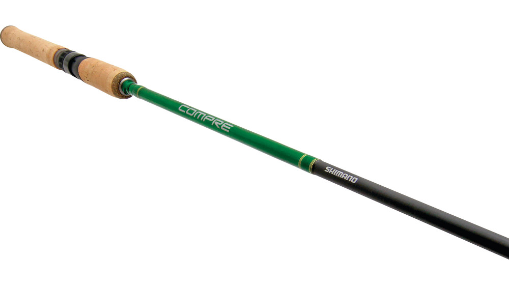 Shimano Compre Walleye Spinning Rod, 7′ Length, Medium Power, Extra Fast Action