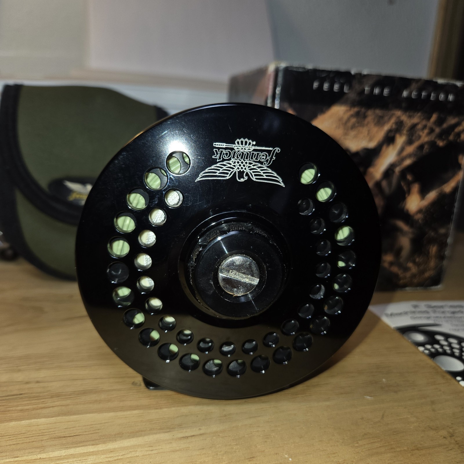 Fenwick F912LA Fly reel and Fenwick Fenglass FL 108-12 F 2 pc Fly Rod