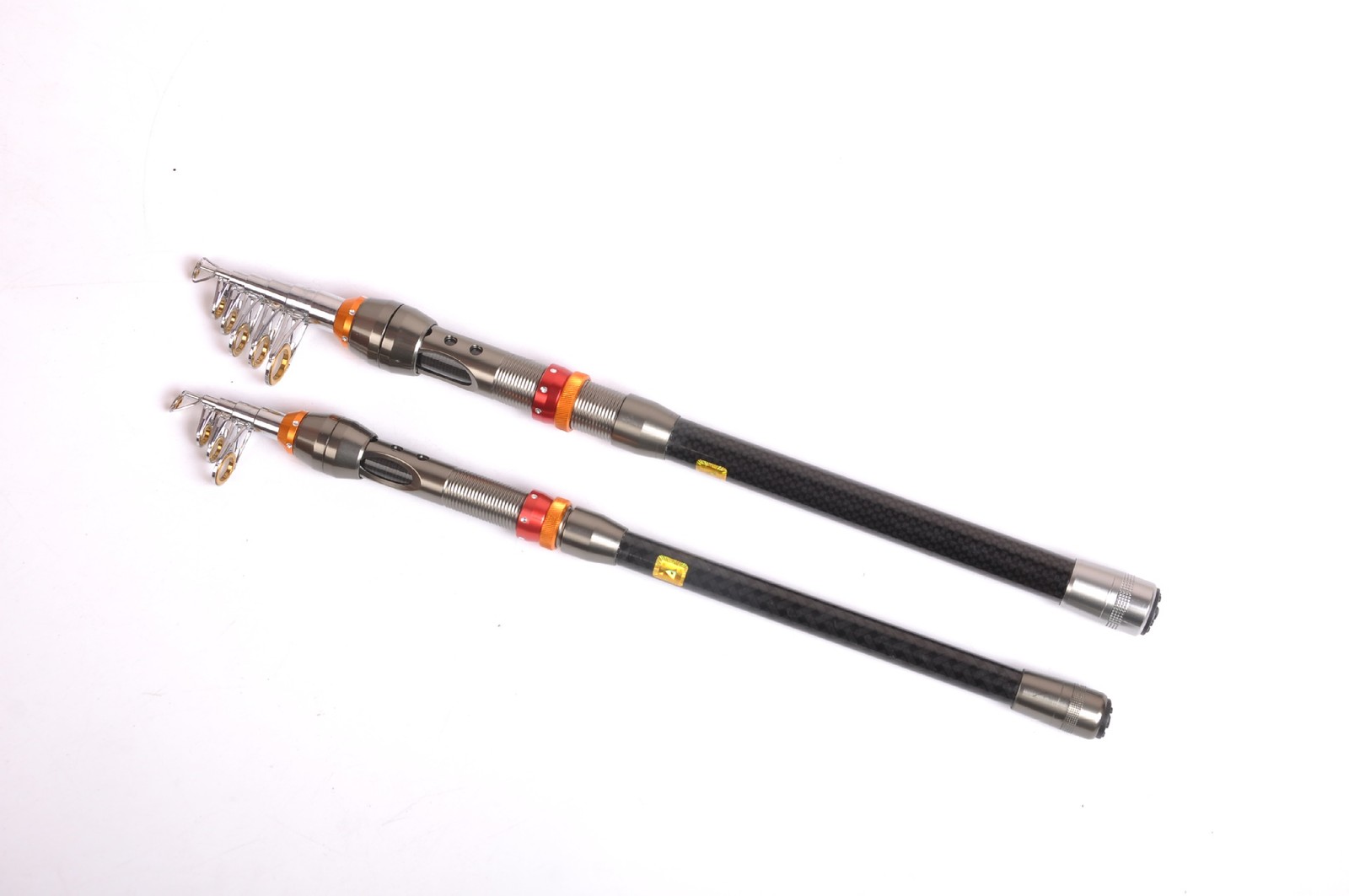 1Pcs Carbon Fiber Telescopic Fishing Rod Sea Saltwater Portable Pole1.8- 3.6M