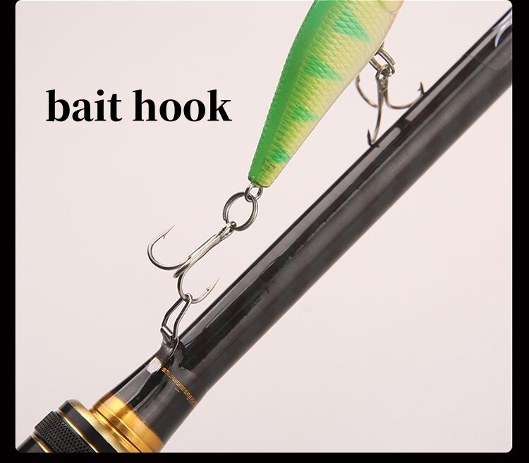 1.65M/1.8M Carbon Fiber Fishing Rod Spinning Casting Fishing Rod Pole 2 Sections