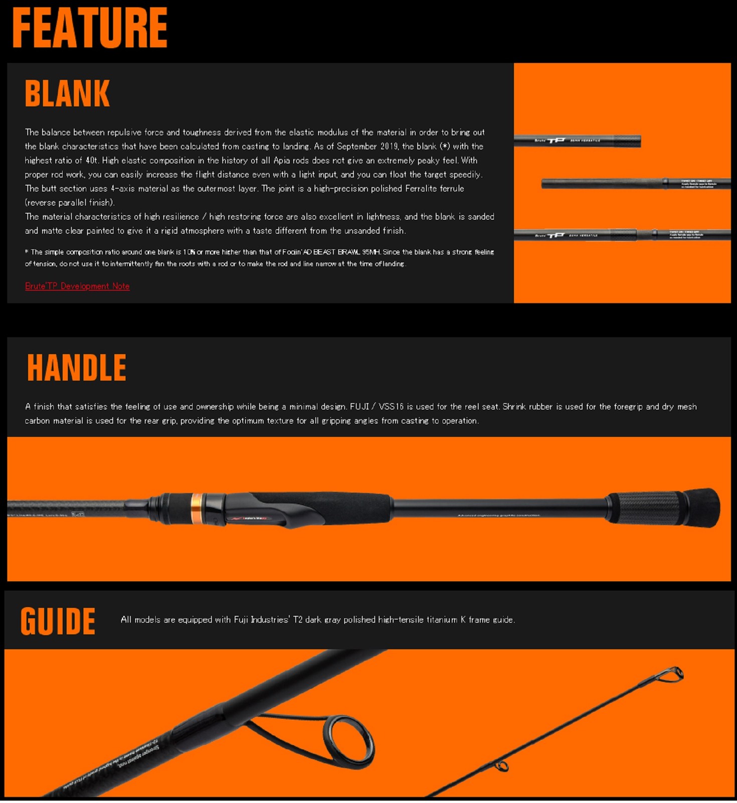Apia Rod Spider Brute TP Finesse 77ML (9952)
