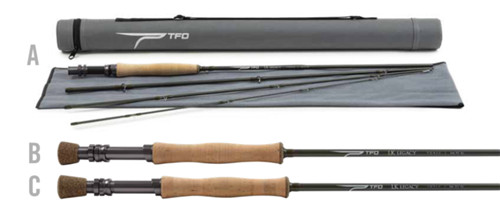 TFO TEMPLE FORK OUTFITTERS LK LEGACY 9′ 0″ 7 WEIGHT 4PC FLY ROD