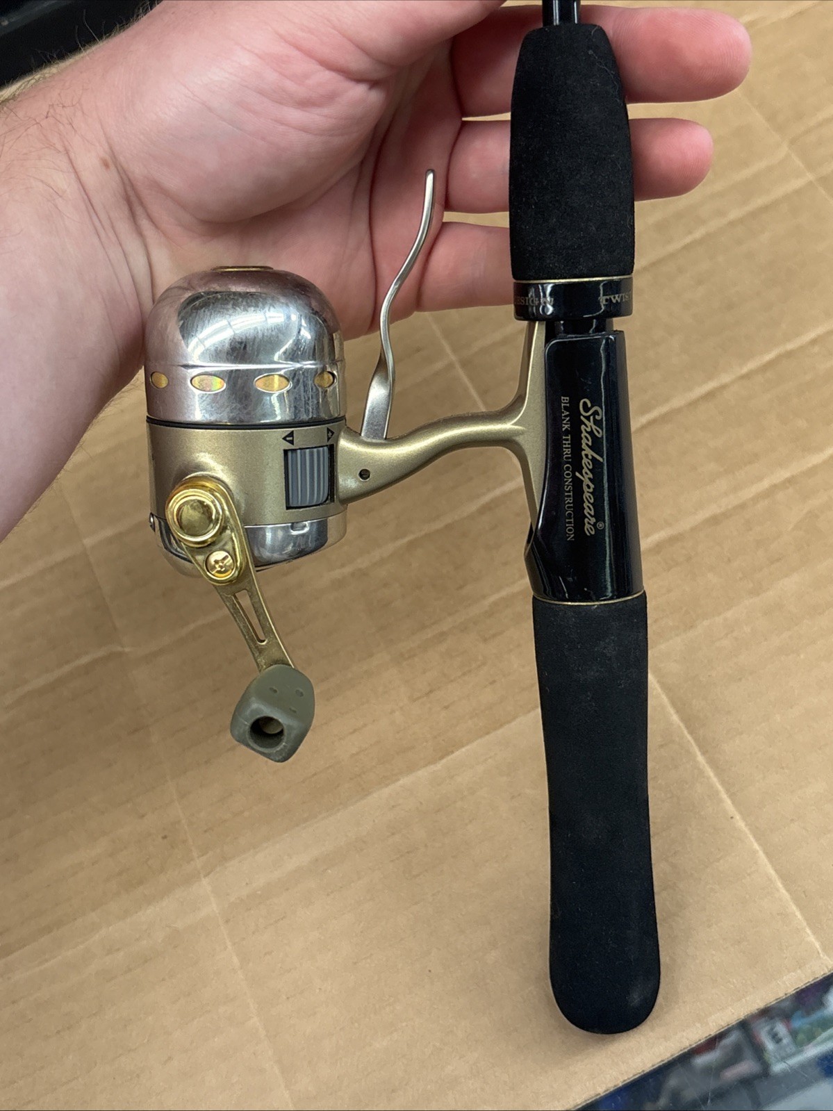 Shakespeare Microspin WMSP46-1UL 4’6” Fishing Rod With Reel