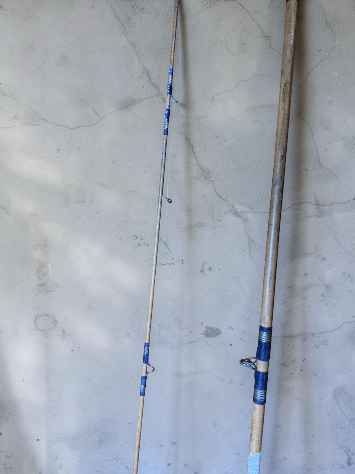 Vintage USA Martin Tuffy 2 Piece Fly Rod No 3-017 Line Wt 8 (8’ 5”) & Reel #66
