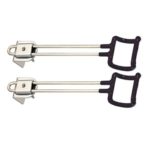 Daiwa Spatula Supplies G-005 Side Hanger S N Set of 2 Stainless Steel 240mm Used