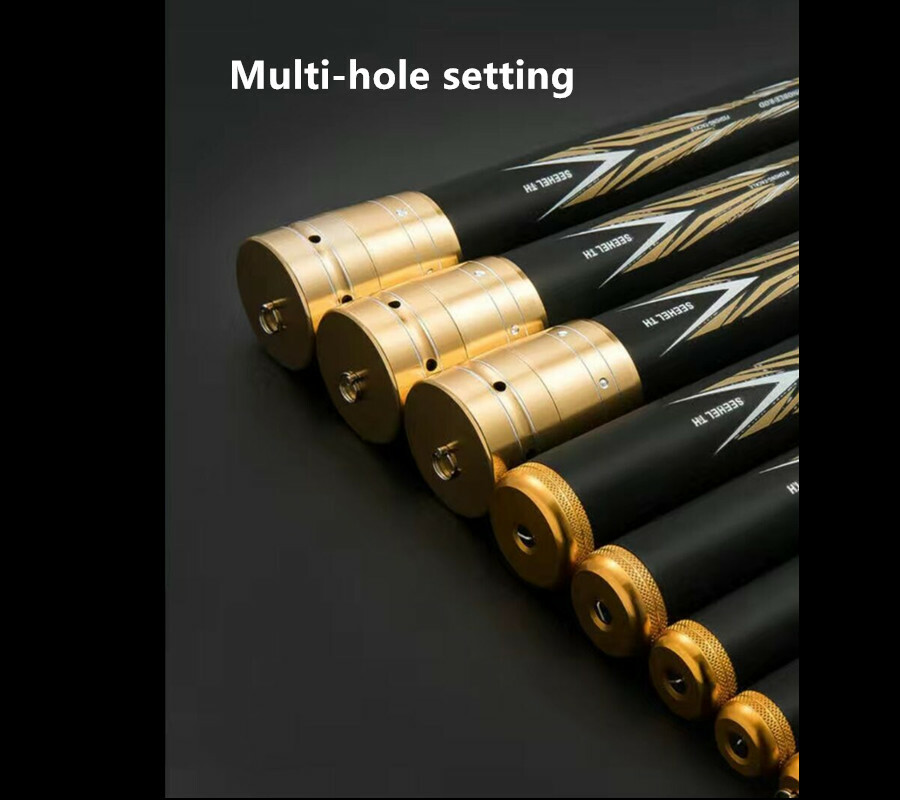 Carbon Fiber Fishing Rod Telescopic Ultra-light 3.6m 4.5m 5.4m 8m 9m Stream Rods