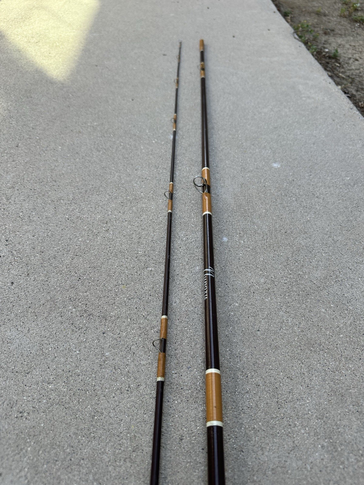 SABRE 8.5 ft 2-PIECE CUSTOM MADE F173 NYPOXY GLASS 7 Line Test Fly Fishing ROD