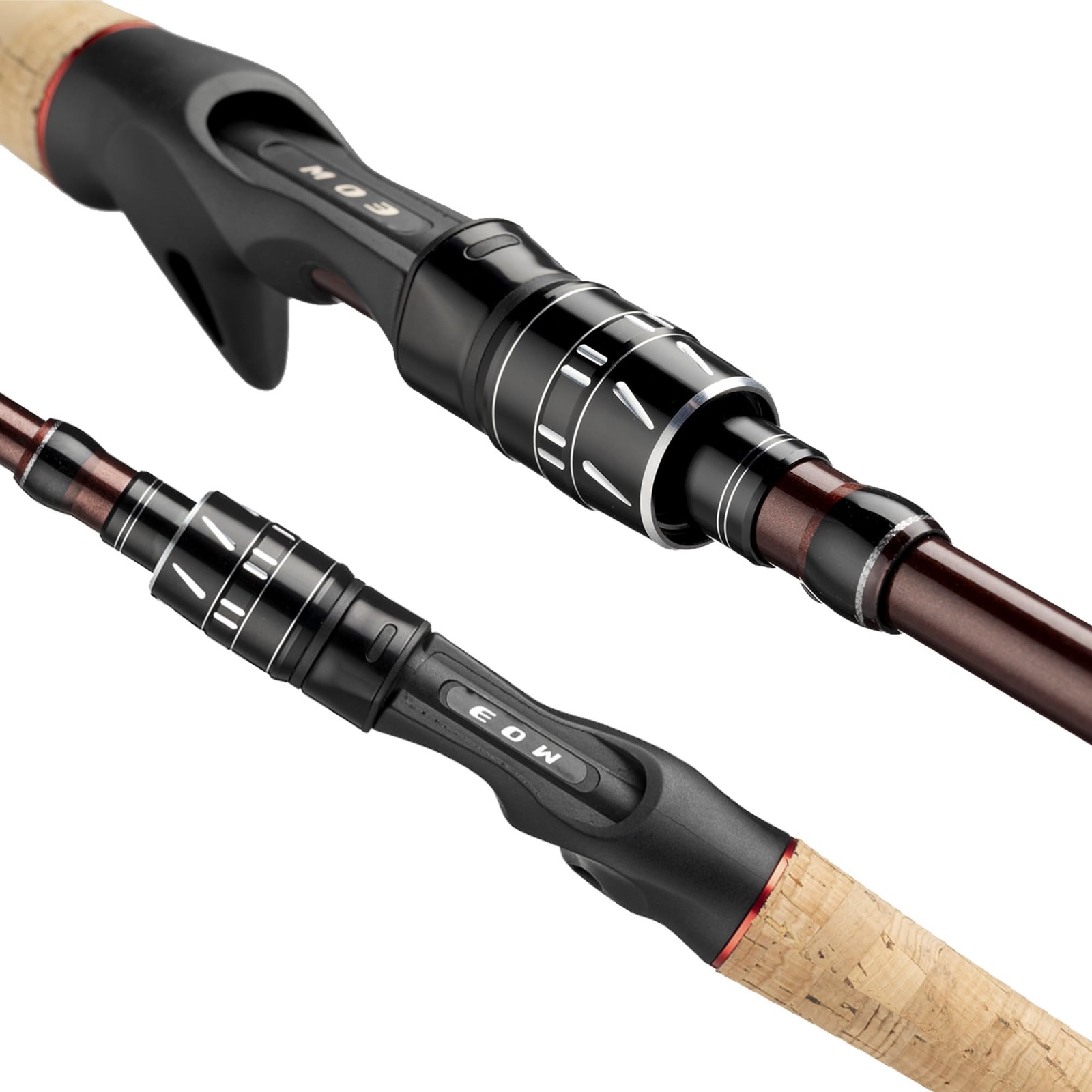 XPEDITE Portable Telescopic Fishing Rods, Spinning & Casting, 24T Carbon Blan…