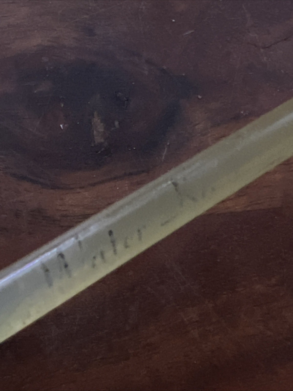 Vintage Water King Bait Casting Clear Fiberglass Rod w/ Rubber Grip 5’10” 2pc