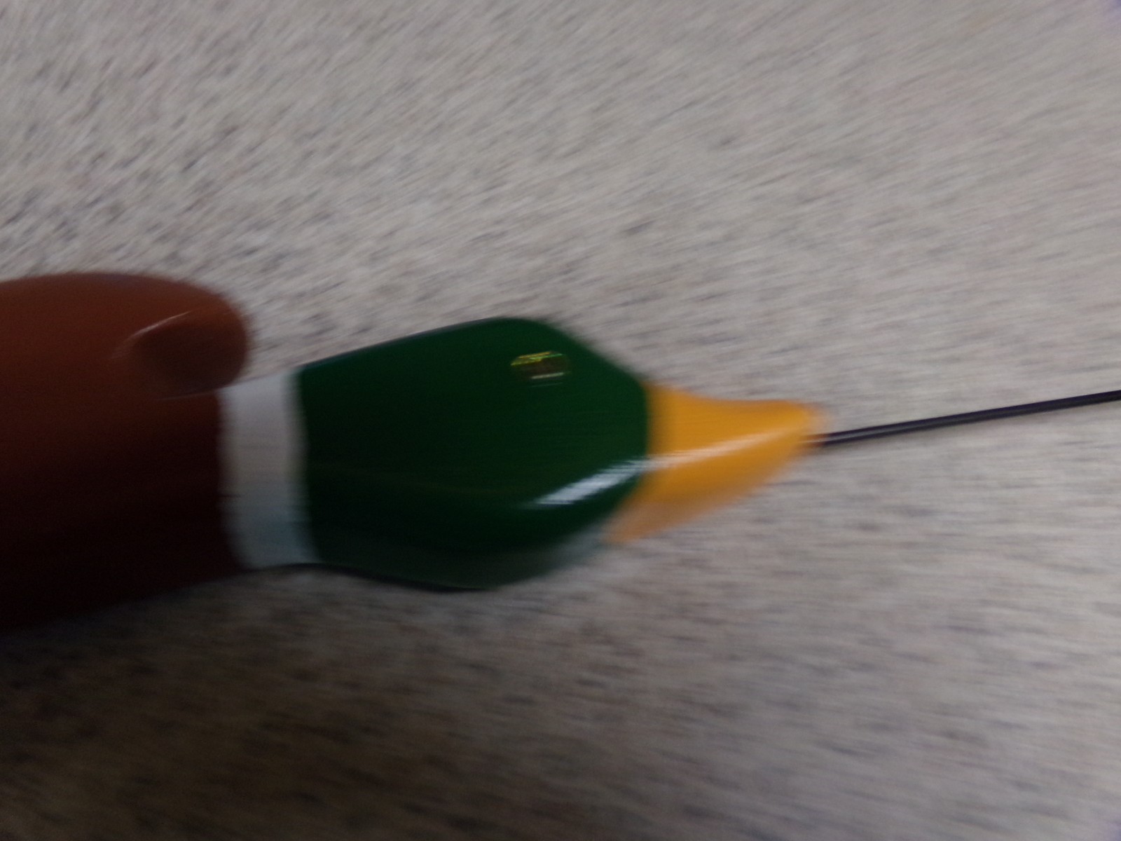 Green Hornet ice fishing rod