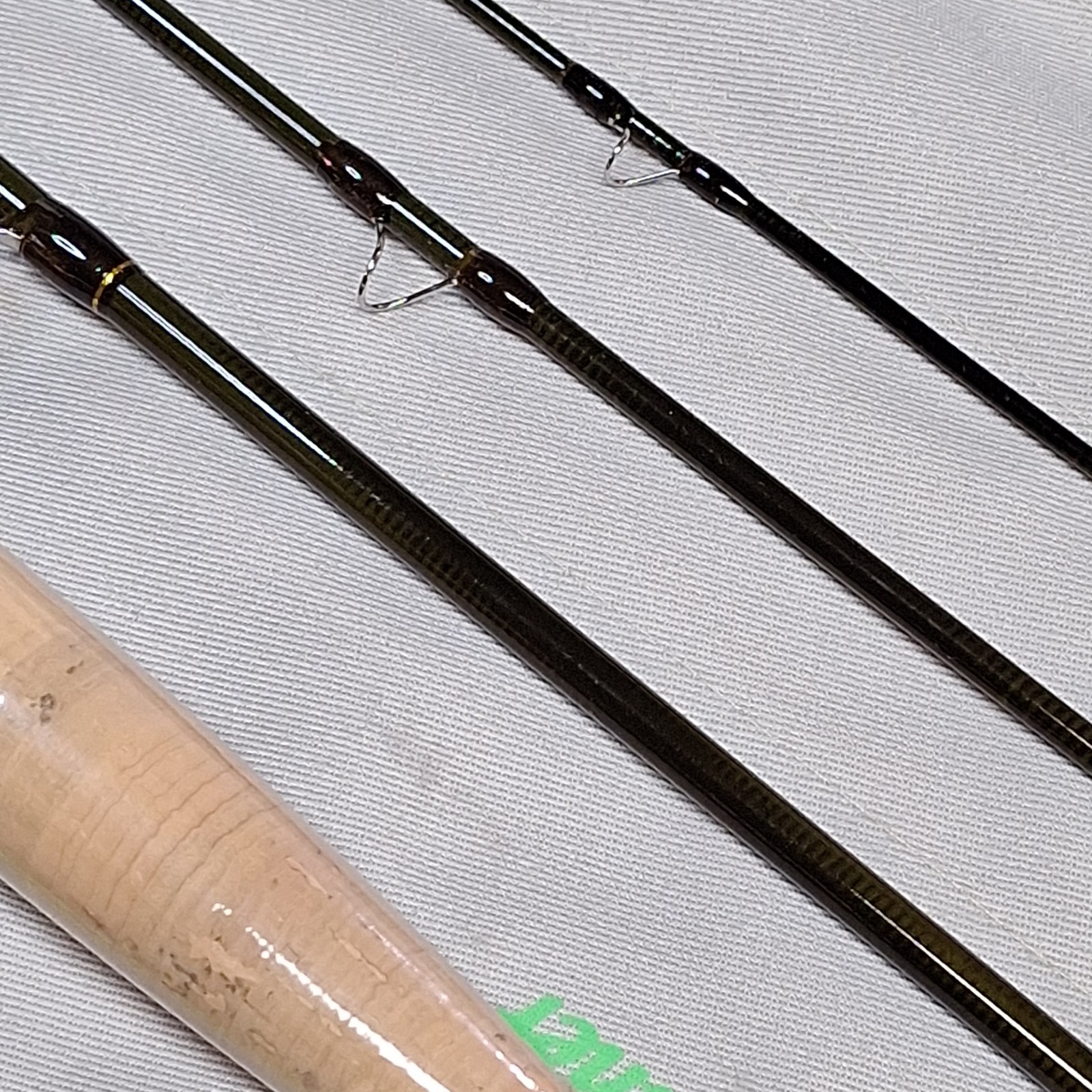 V-Feather Premium 7 ft 6 in 3 wt 4 Piece Fly Rod Full Cork Portable Tube Sock
