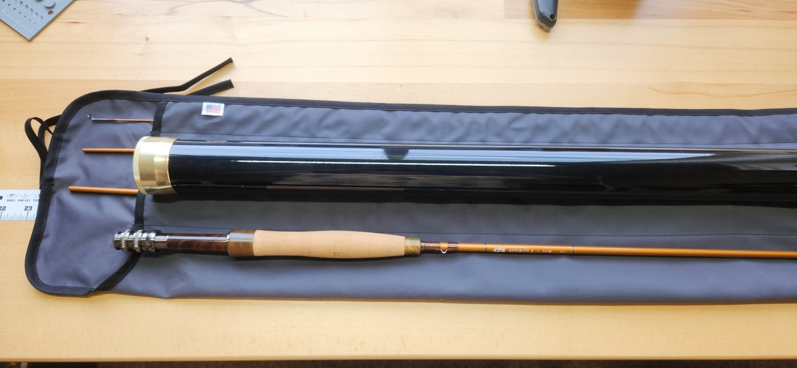 Custom premium 9ft 5wt fly rod on CTS Affinity X blank