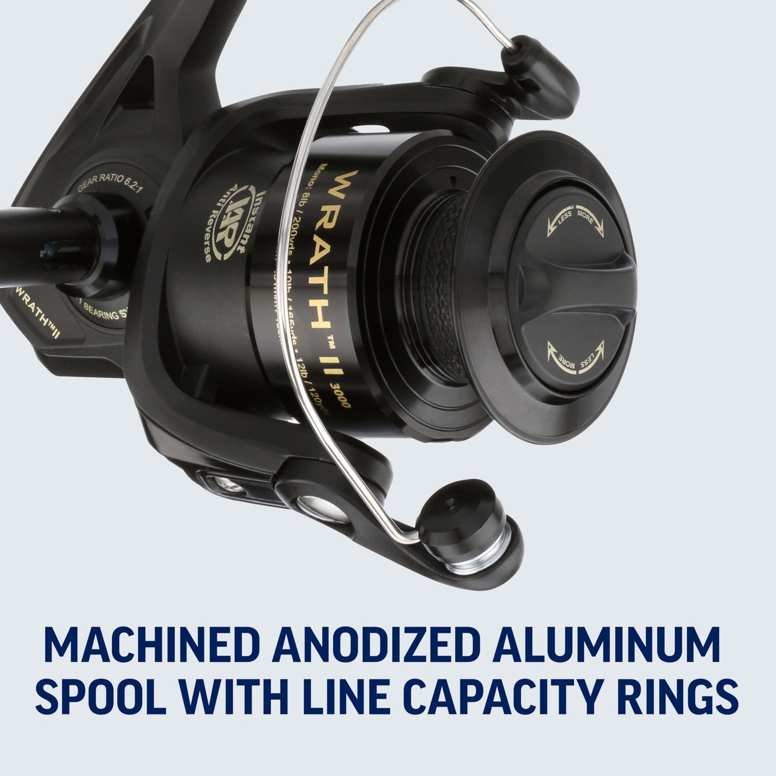 Penn Wrath II Spinning Fishing Reel Wrath II – New Model 3000