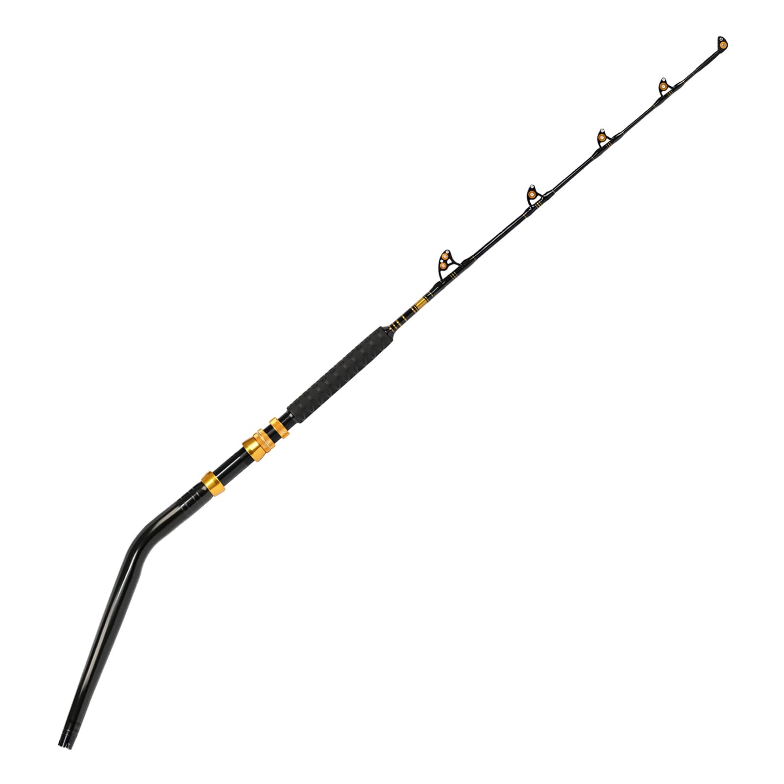 Fiblink Bent Butt Fishing Rod 2-Piece Saltwater Offshore Trolling Rod Big Game