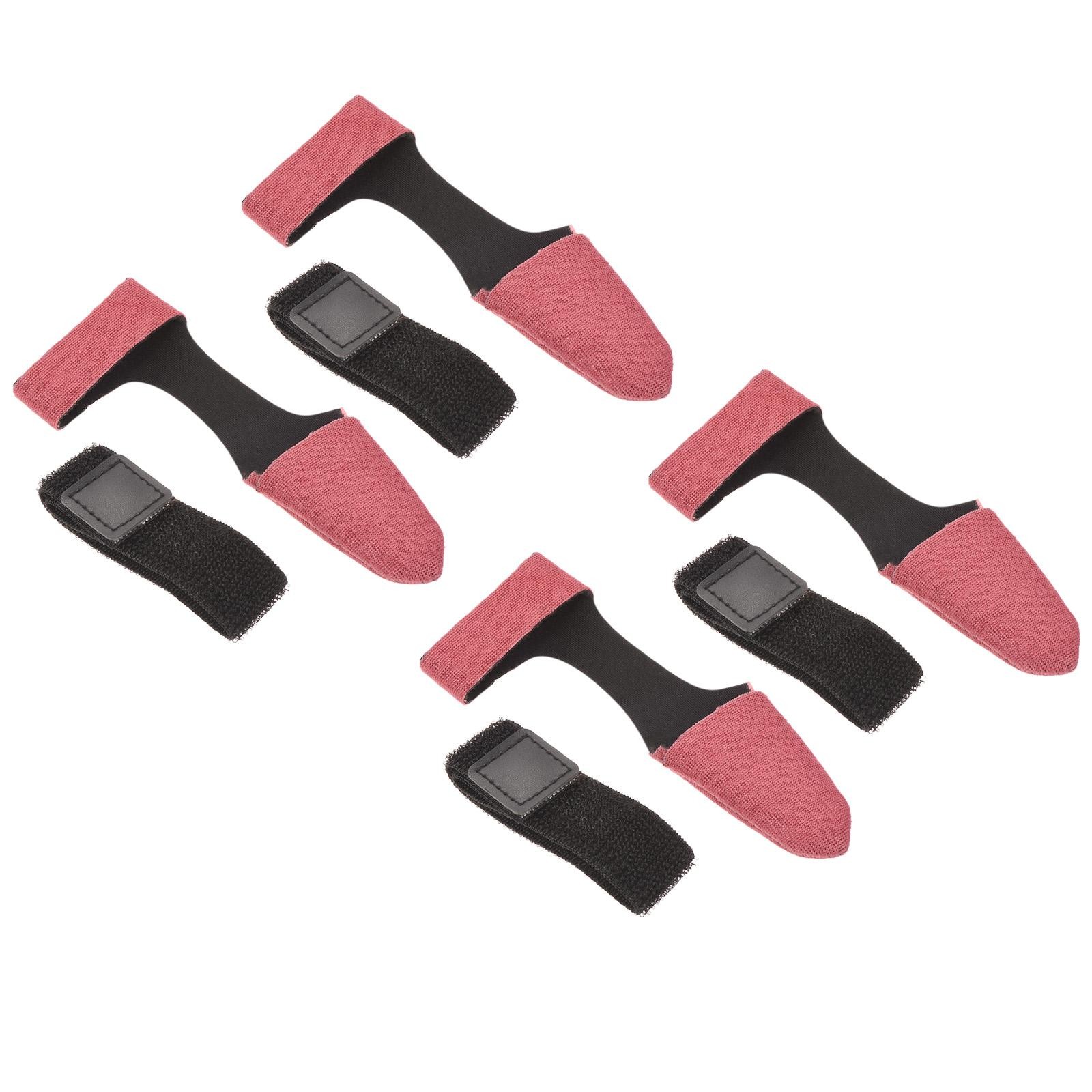 4pcs Fishing Rod Tip Cover and Tie Sleeve Protector Accessories, Red