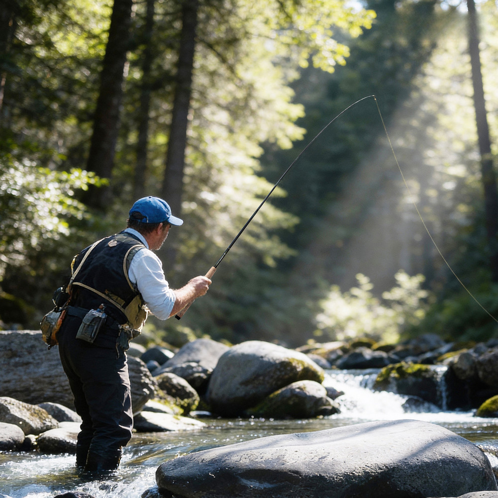 Carbon Fly Fishing Rod Tenkara Design 44cm Packed 350cm Extended Stream Rod