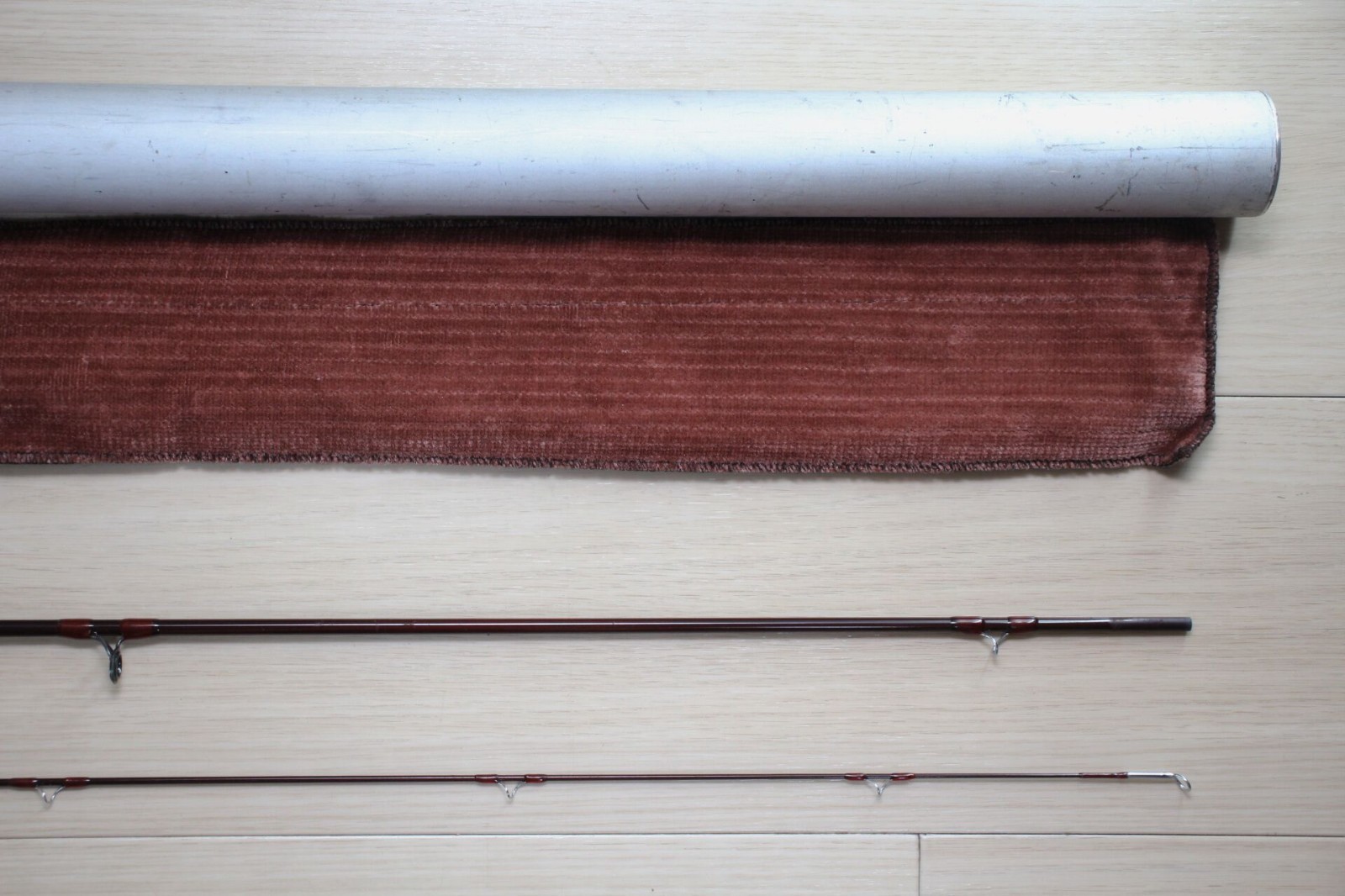 Vintage G.Loomis IM6 Signature 7’6″ 4wt Fly Rod Burgundy Blank 2pc Tube M133