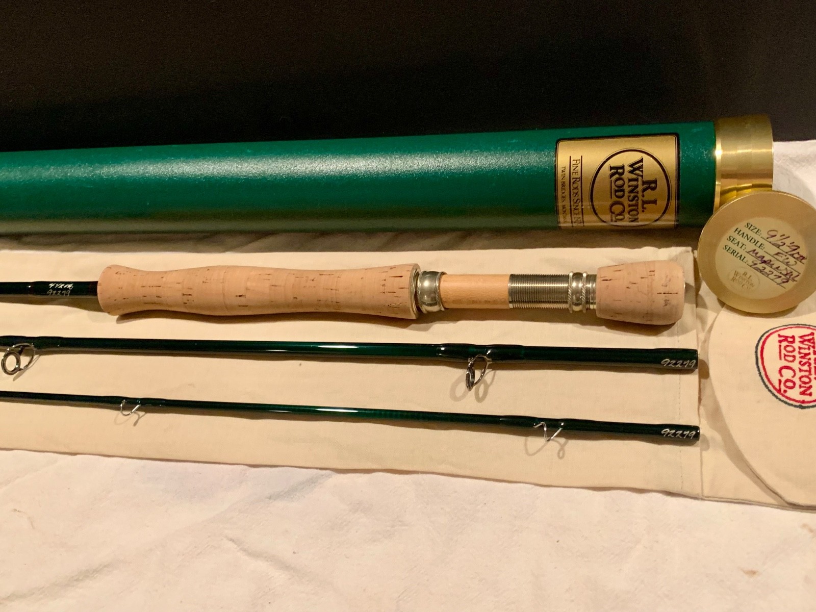 Winston LTX 9’6″ 9wt, Maple reel seat / New