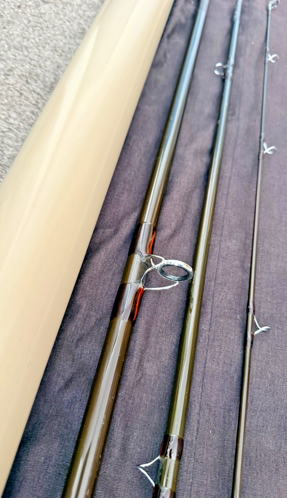 14 Foot SAGE GFL Graphite DH Salmon 3 Piece # 10 Spey Fly Rod & Travel Tube
