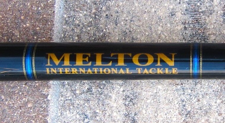 Custom MELTON INTERNATIONAL Live-Bait Rod: 6’6″; 8-12 lb AFTCO LIte-Rollers -NEW