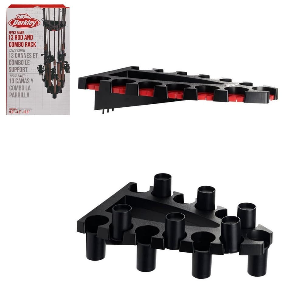 BERKLEY Fishing Gear 13 Rod or Combo Rack SPACE SAVER