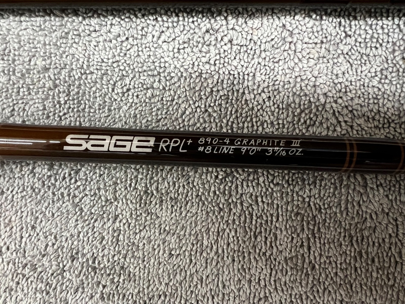 SAGE RPL+ 890-4 Fly Rod 9’ 8wt 4pc Graphite III Fast Action w/Tube & Sock