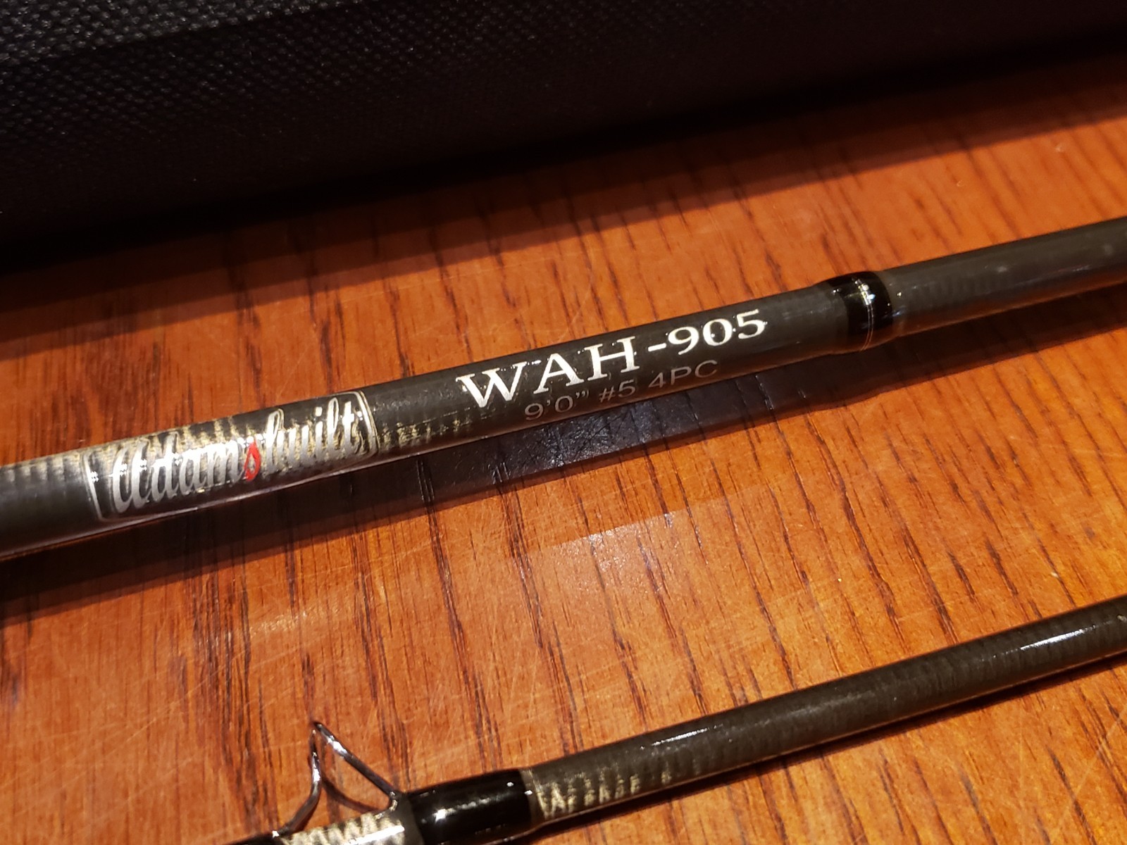 Adamsbuilt Fly Fish 4 Pc Carbon Fiber Rod WAH-905 Learn to Fish 9FT 5WT w/ Case