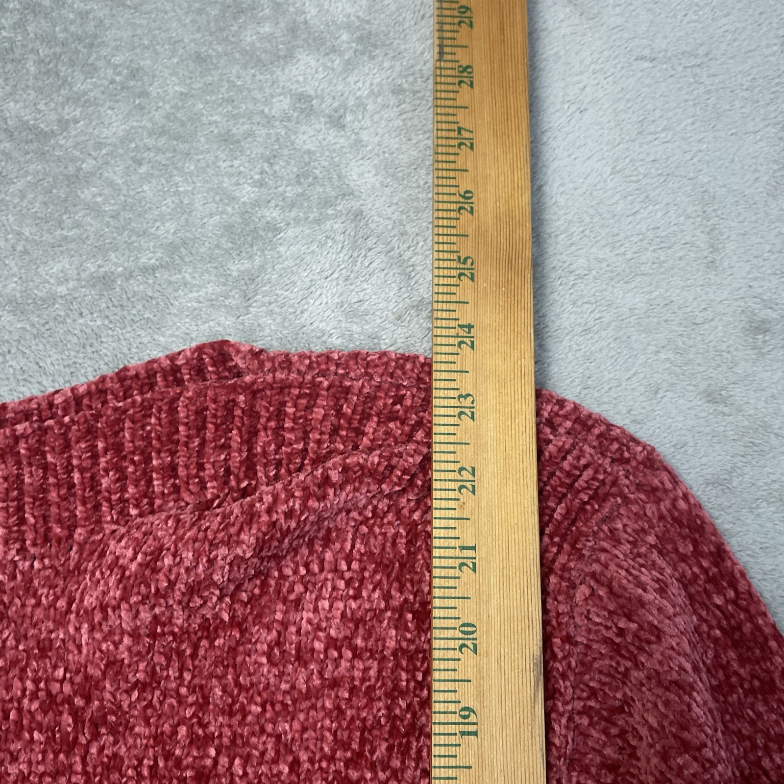 Orvis Women’s XL Pullover Sweater Dark Pink Polyester a1734