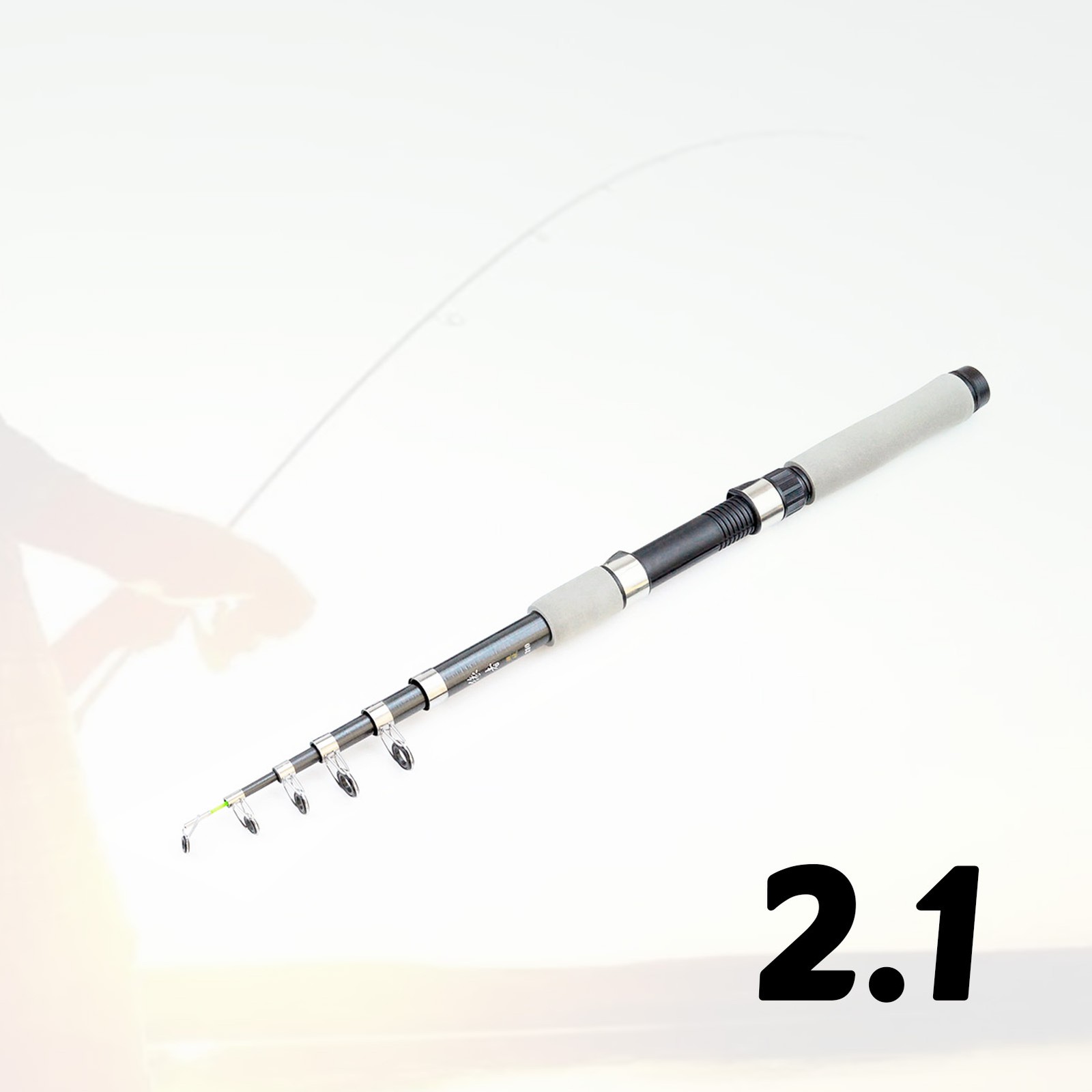 Telescopic Fishing Rod Fiberglass Spinning Rod Medium Fast Action Sensitivity