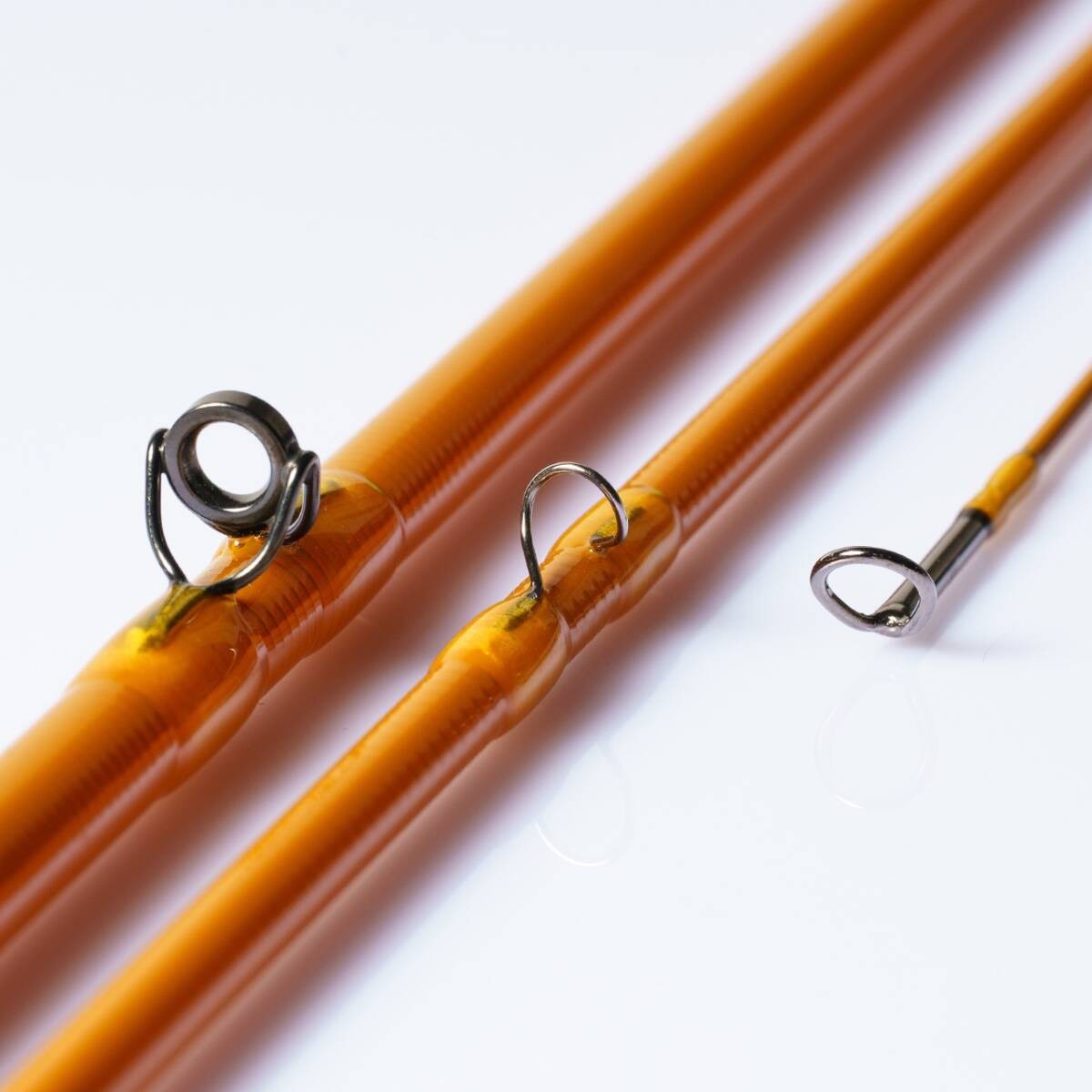TIEMCO Fenwick Yellow Glass FF694-4 Amber Quest Fly Rod 6’9″ 4 4pc Japan