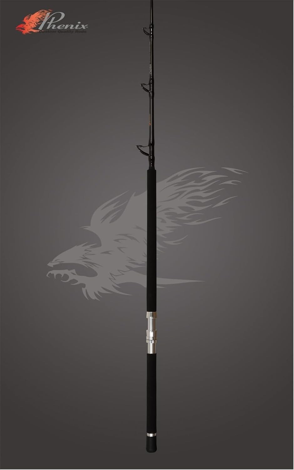Phenix Axis HAX760X2H 7’6″ Conventional Rail Rod 50-100lb Offshore Fishing