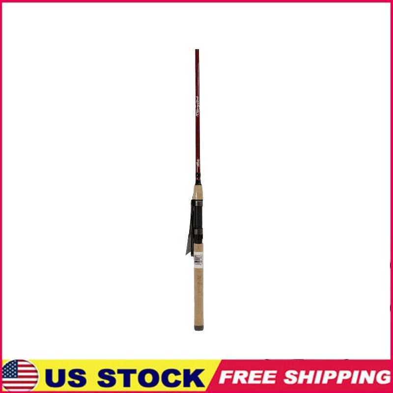 Cherrywood HD 7ft Fishing Rod Two Piece Medium Power Fast Action Spinning Rod US