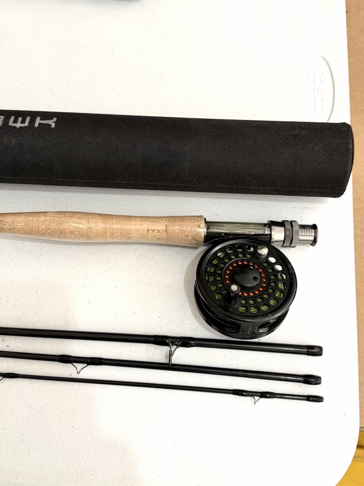 Fenwick Nighthawk 9′ #5 Fly Rod And Reel 5WT Combo W/ Case