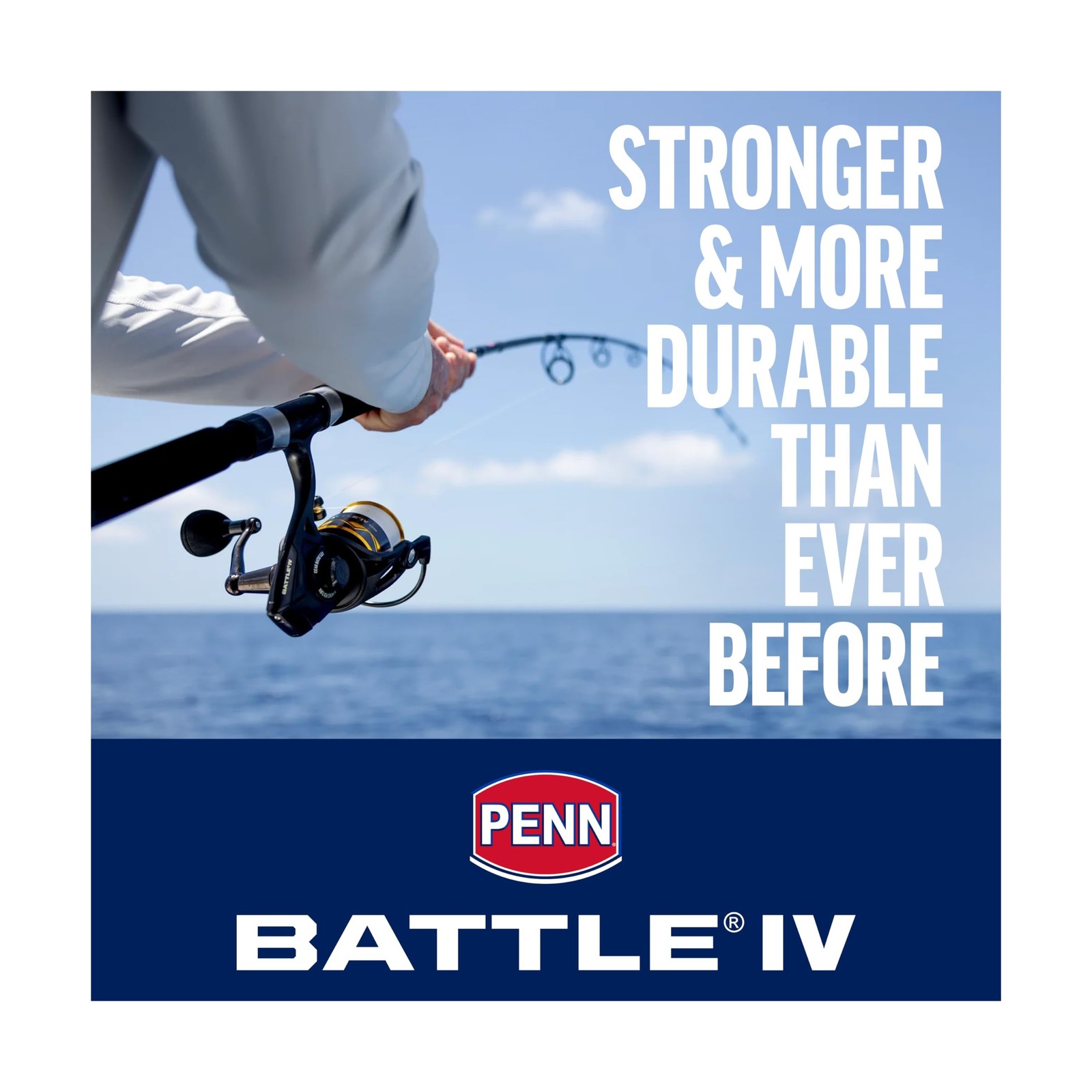 Penn Battle IV Spinning Reel and Fishing Rod Combo
