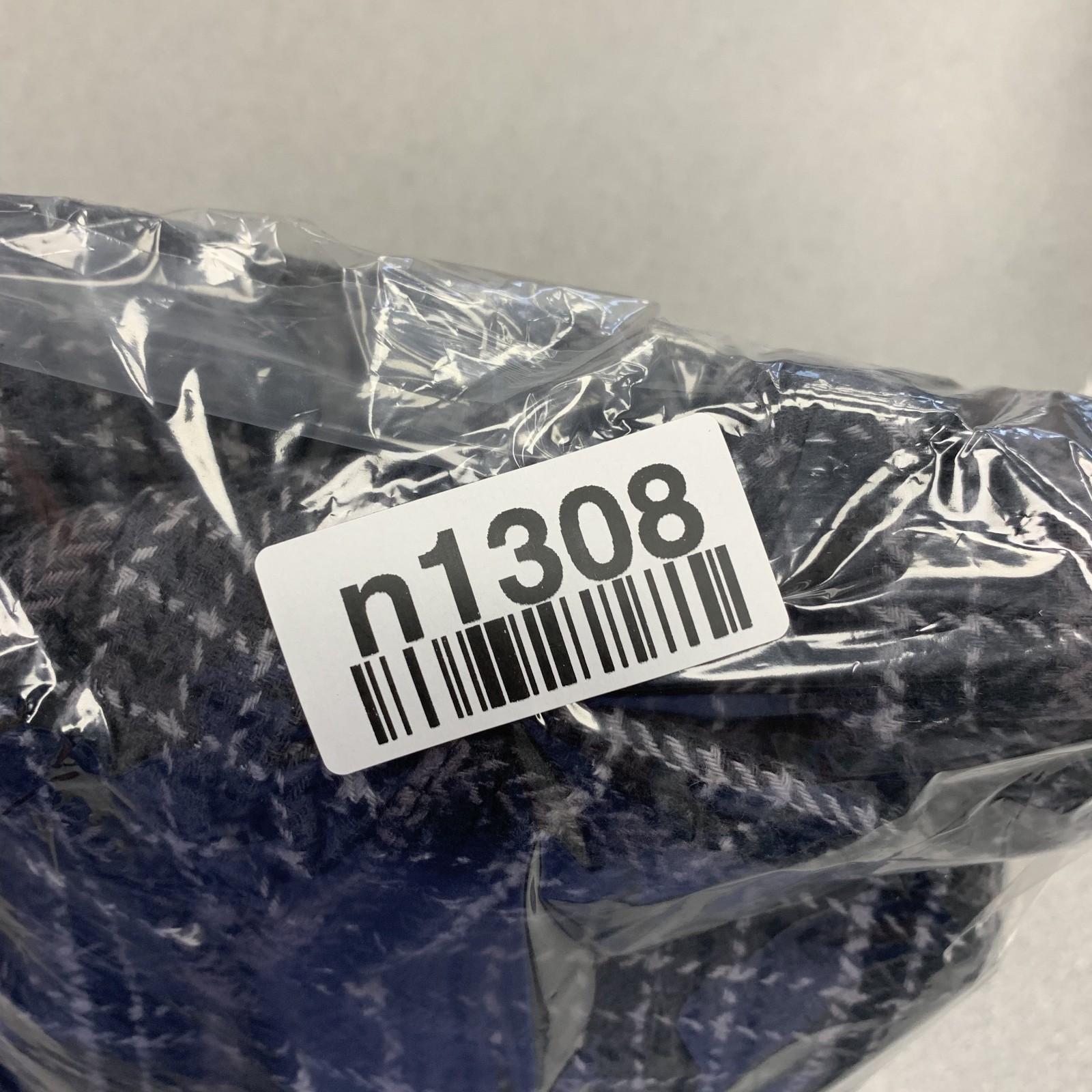Orvis Men’s S Classic Plaid Beefy Flannel Shirt S Black & Gray 100% Cotton n1308