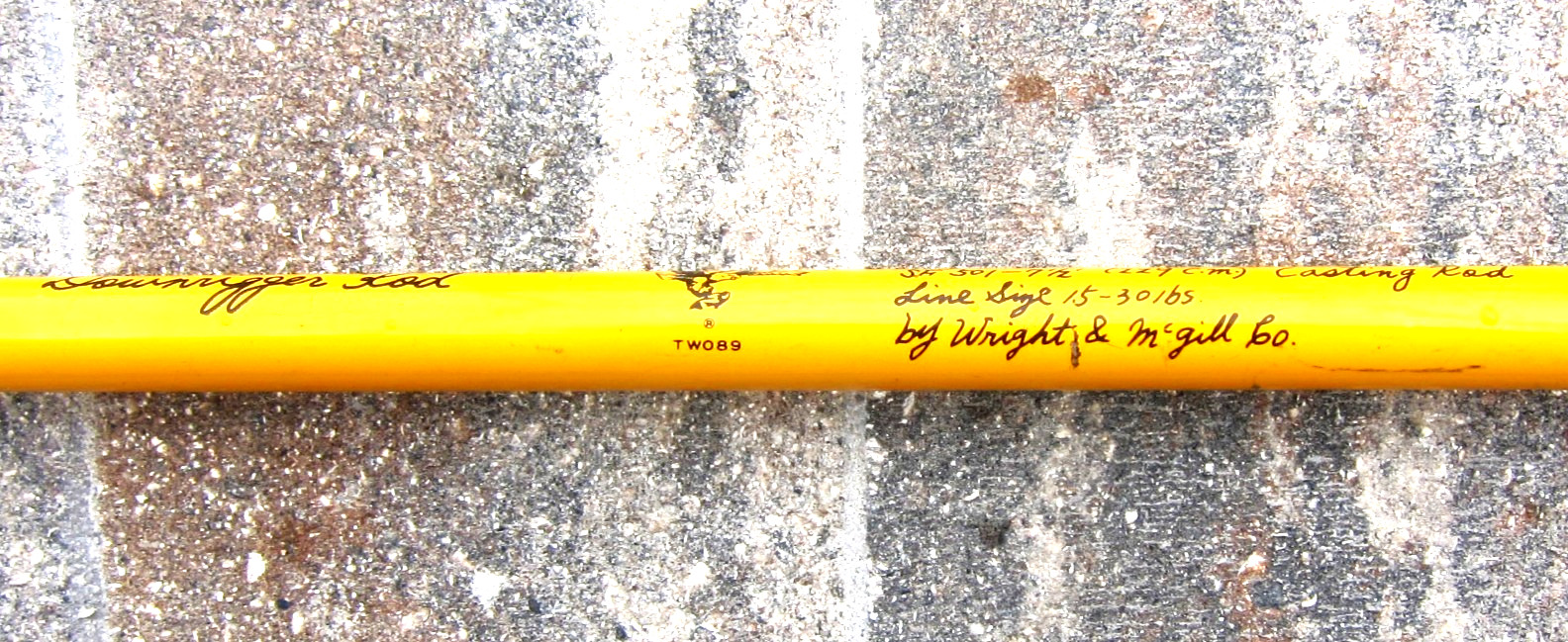 Vintage Eagle Claw Starfire SF501 2-Piece Live-Bait Rod: 7’6”; 15-30lb – USED!!!