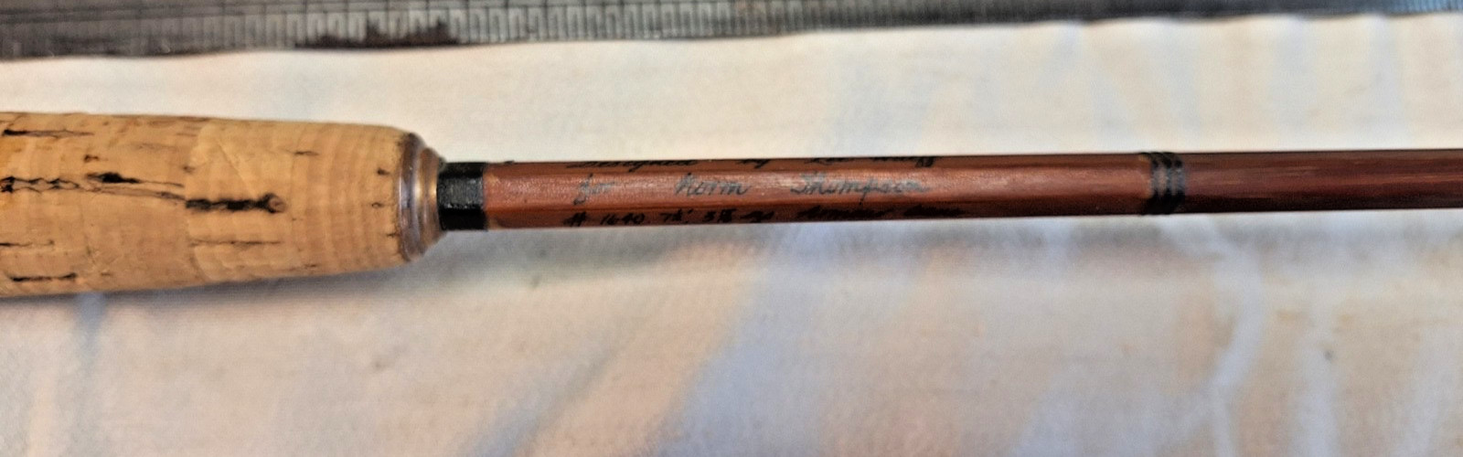 Farlow’s Lee Wulff “Midge” Norm Thompson Bamboo Fly Rod. 7 1/2′.