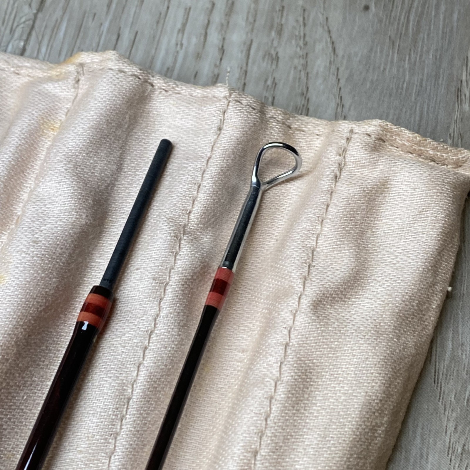 [Near Mint]Hardy Graphite Smuggler Deluxe #6 8’2″ Fly rod w/Sock Tube 7piece