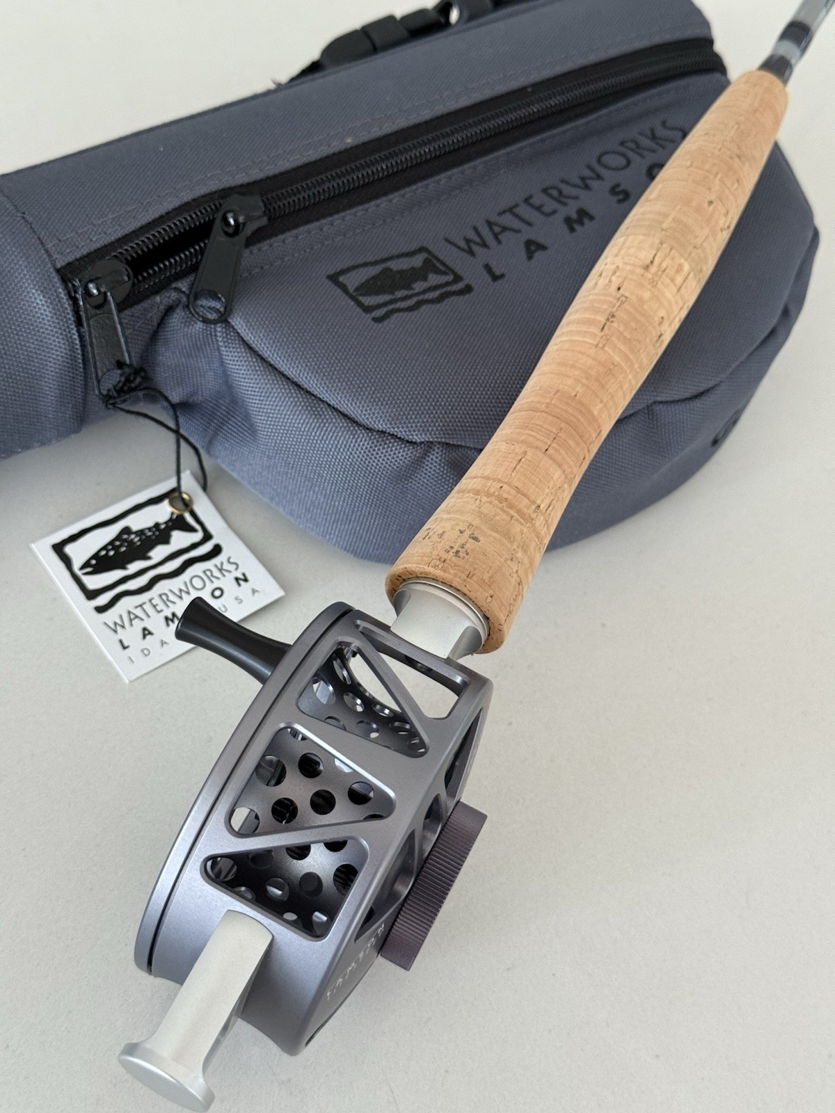 **BEAUTIFUL** 🔥 WATERWORKS LAMSON CENTER AXIS 4wt. 9’ft~4pc Fly Rod!! 🔥~LQQK~