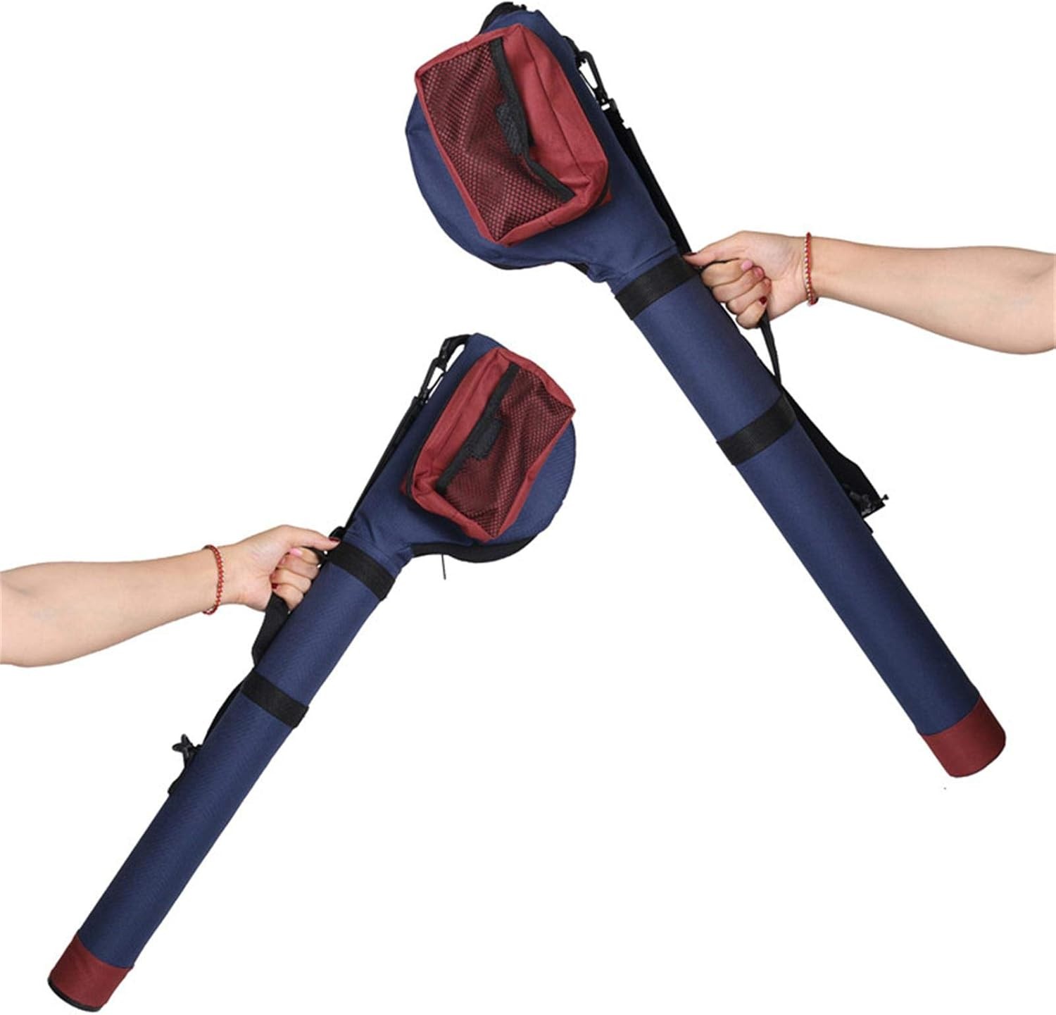 M MAXIMUMCATCH Maxcatch Fly Fishing Rod Case with Reel Pouch, Complete blue