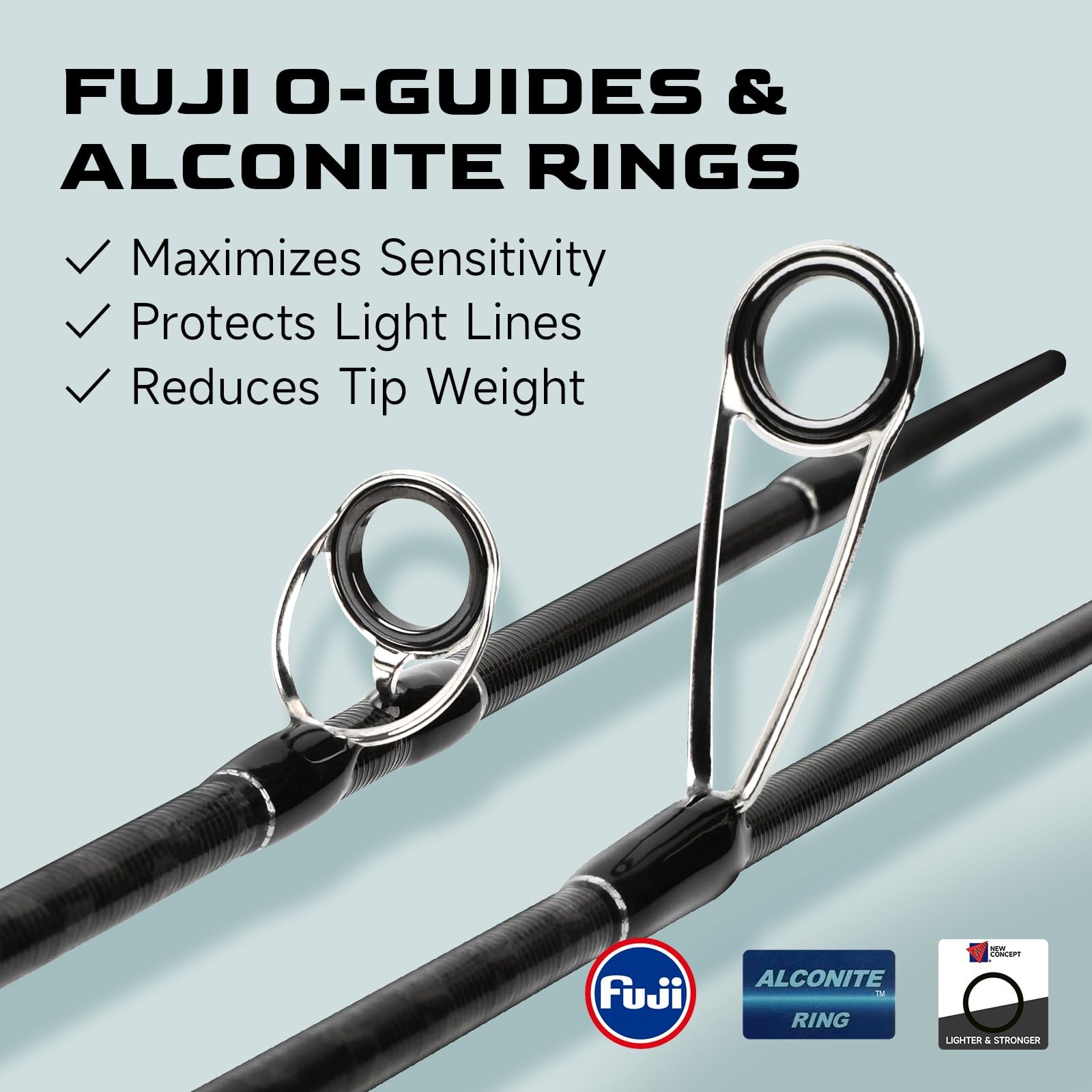 Handing Magic L Ultra Light Rod 47 Trout Rod 2-Piece Spinning Rod For Trout