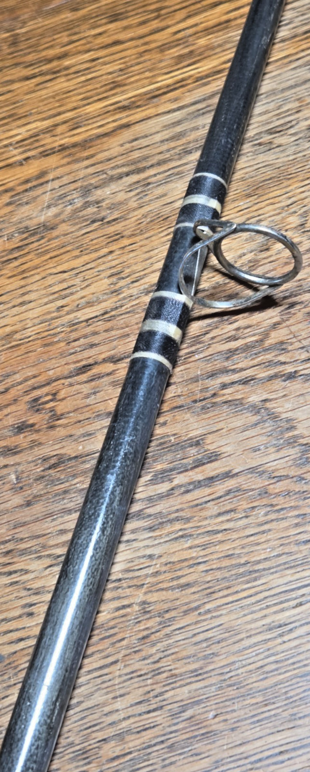 Vintage Maximus Wood Handle 1-Piece 7′ Boat Trolling Fish Rod