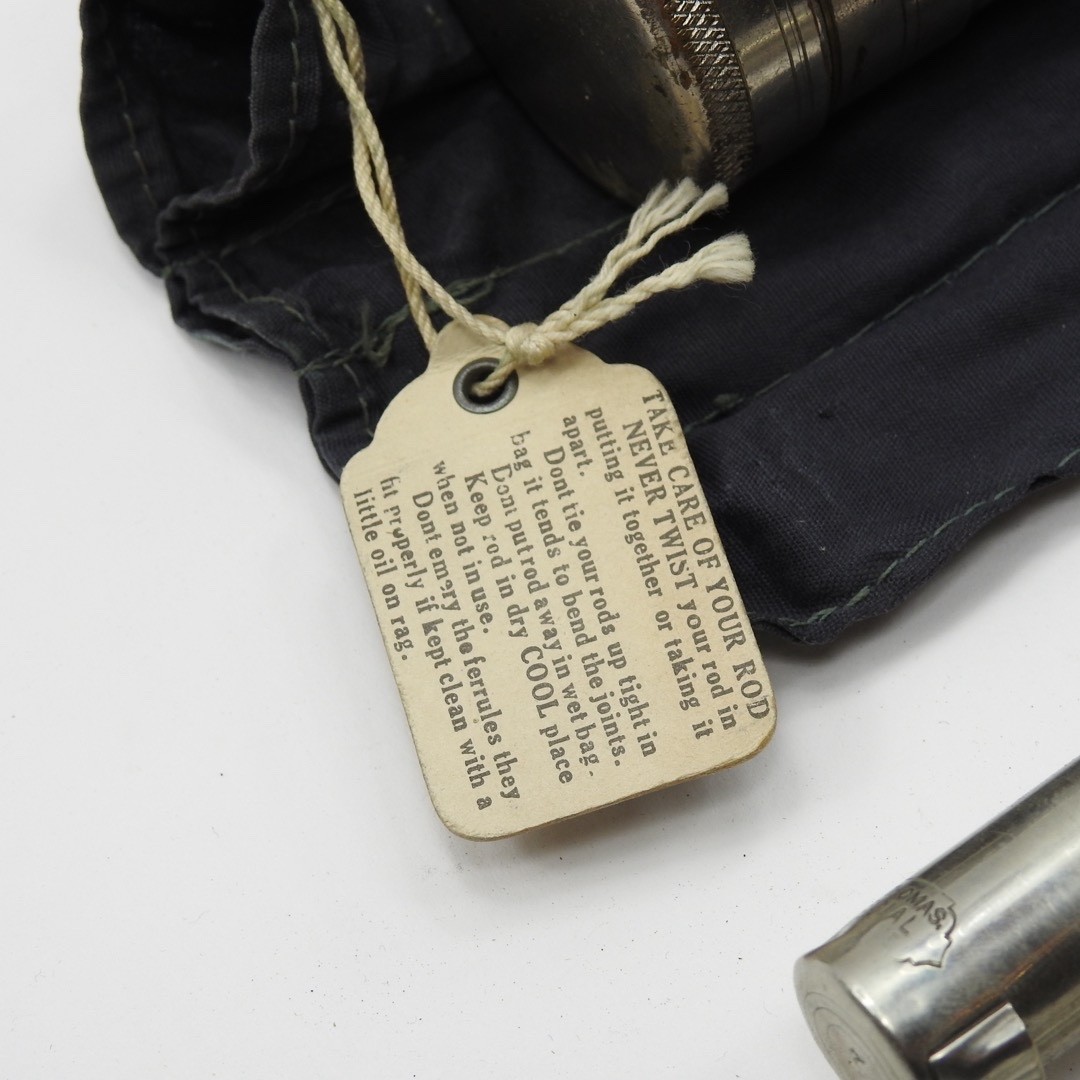 F.E. Thomas Special “Wet Fly” Bamboo Fly Fishing Rod. 9’ 6”. W/ Tube & Sock.